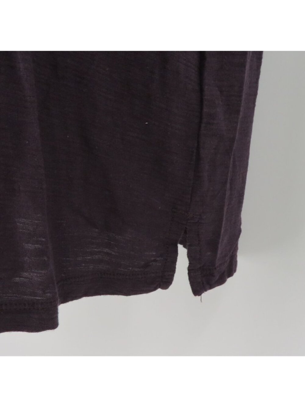 Standard James Perse Womens 3 Purple Gray Scoop Neck Burnout Tee T Shirt Top - Picture 3 of 9